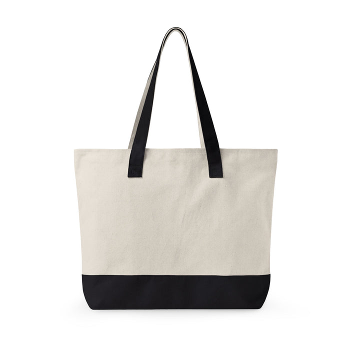 CKM Crown Monogram Canvas Tote Bag