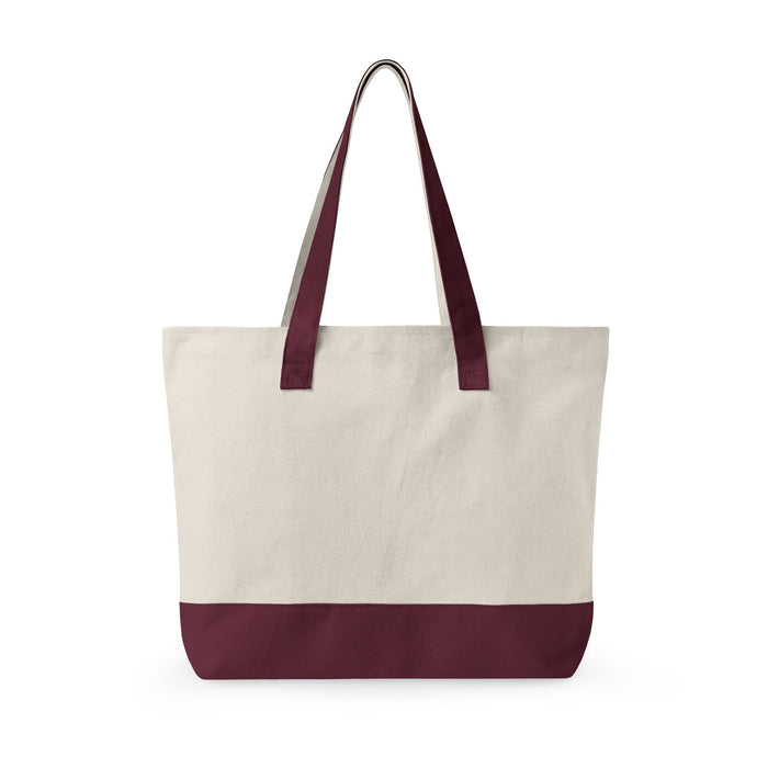 CKM Crown Monogram Canvas Tote Bag