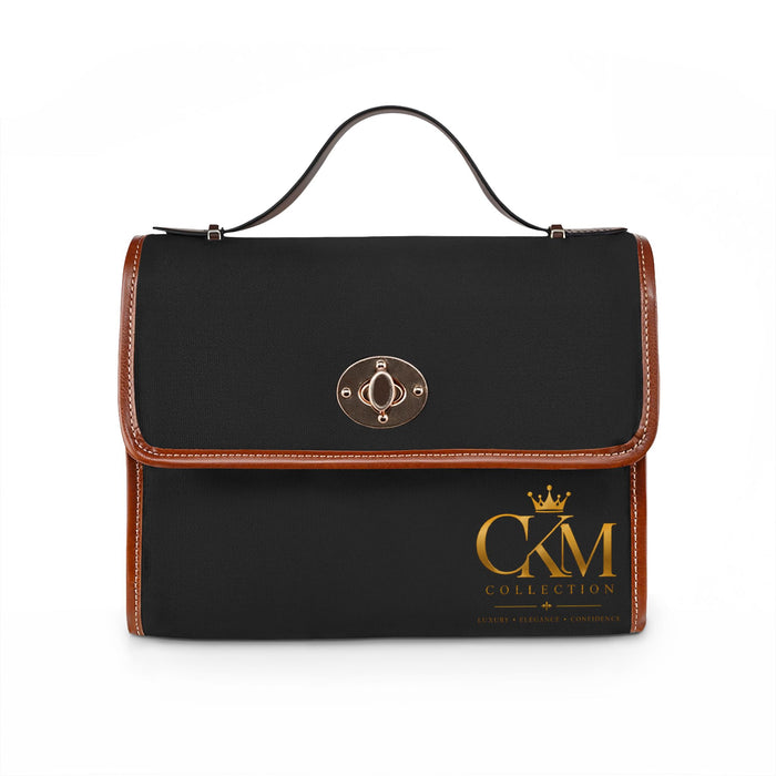 CKM Crown Monogram  Waterproof Canvas Handbag