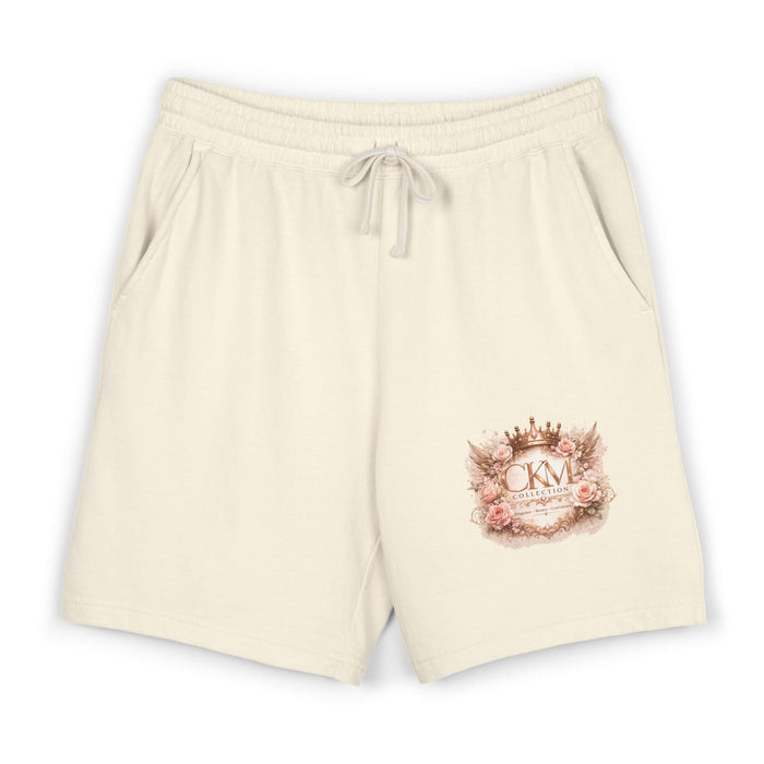 CKM Floral Crown Roses Fleece Women Sweat Shorts
