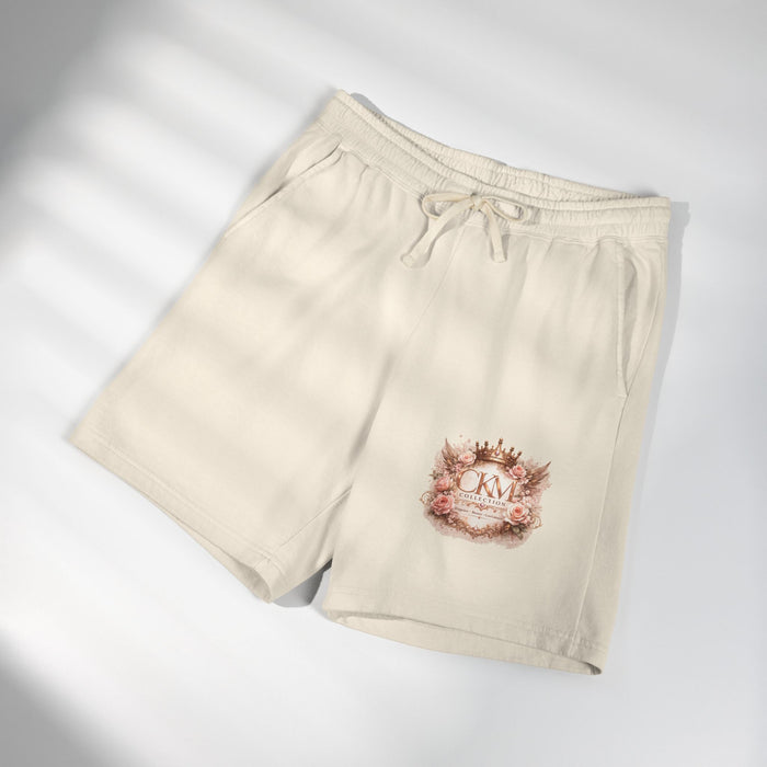 CKM Floral Crown Roses Fleece Women Sweat Shorts