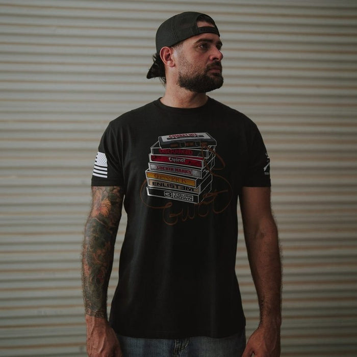 Combat Mix T-Shirt - Black