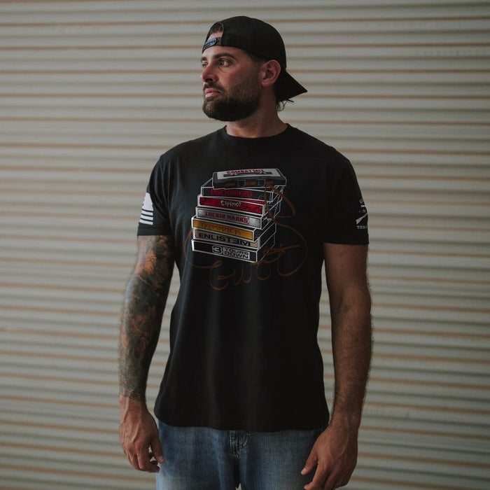 Combat Mix T-Shirt - Black
