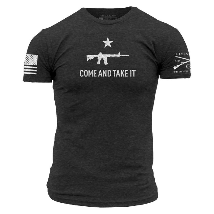 Grunt Style Come And Take It T-Shirt - Charcoal T-Shirt