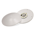 White Command Electronics LED Ceiling Light CMD-001-1051S - Open View Showing Circuit Board | United RV Parts
