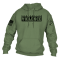 Controlled Violence Hoodie - Military Green