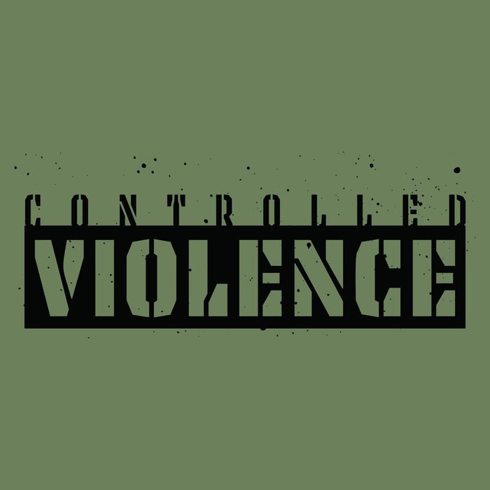 Controlled Violence Hoodie - Military Green