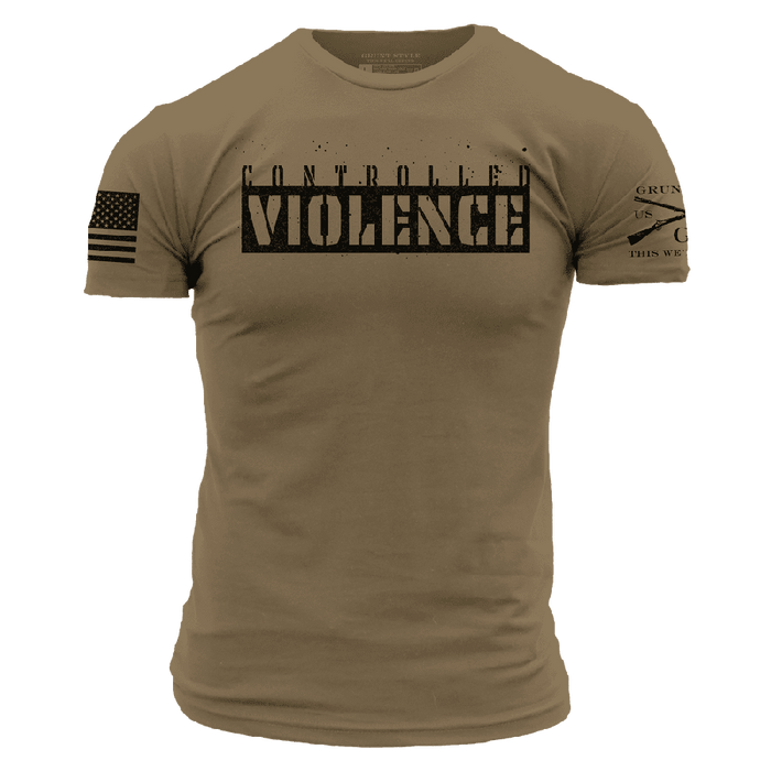 Controlled Violence T-Shirt - Combat Green