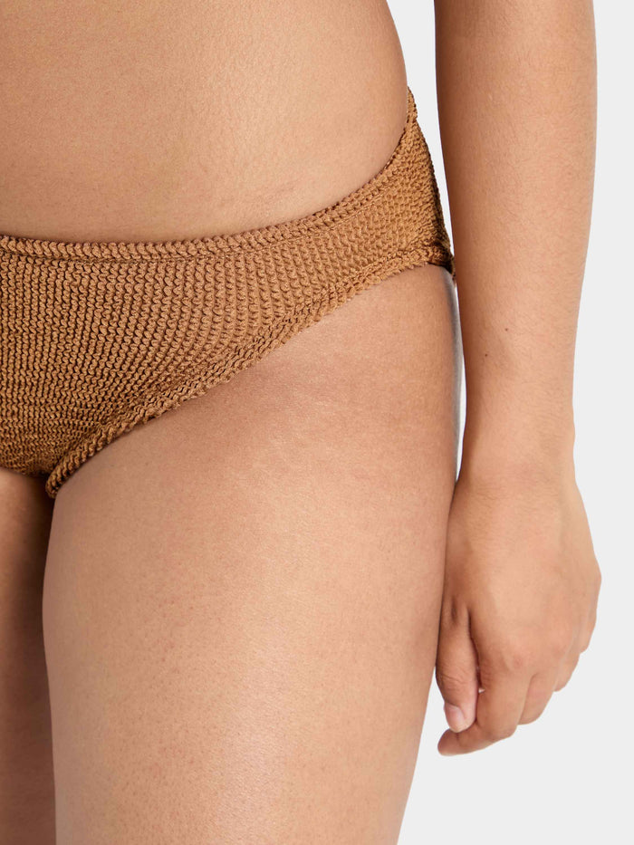 Coverage Xandra Bikini - Metallic Cocoa