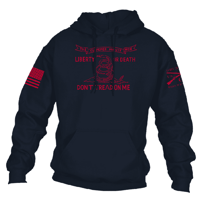Culpeper Minutemen 1775 Flag Hoodie - Navy