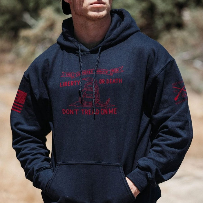 Culpeper Minutemen 1775 Flag Hoodie - Navy