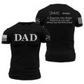 men's black graphic dad shirt | Grunt Style