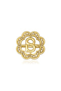 Daisy Ring Brooch - Vanilla