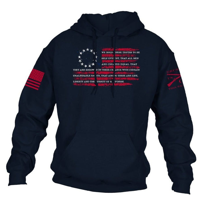 Grunt Style Declaration Hoodie - Navy hoodies