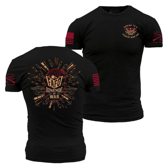 Grunt Style Department Of War T-Shirt - Black