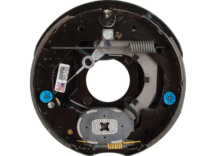 Dexter 10 inch Trailer Brake Assembly K23-469-00 Blue Adjustment Hardware Detail | United RV Parts