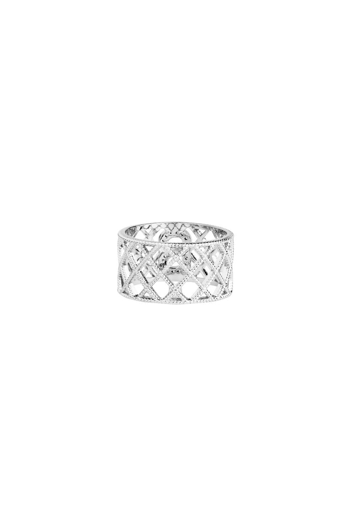Diana Ring Brooch - Silver