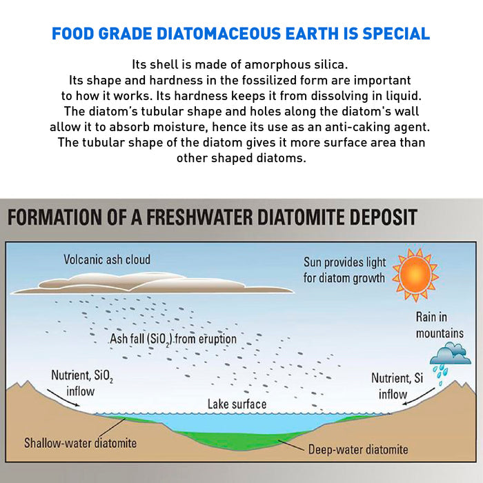 Diatomaceous Earth - DE Fresh Water - 10.5 Pounds
