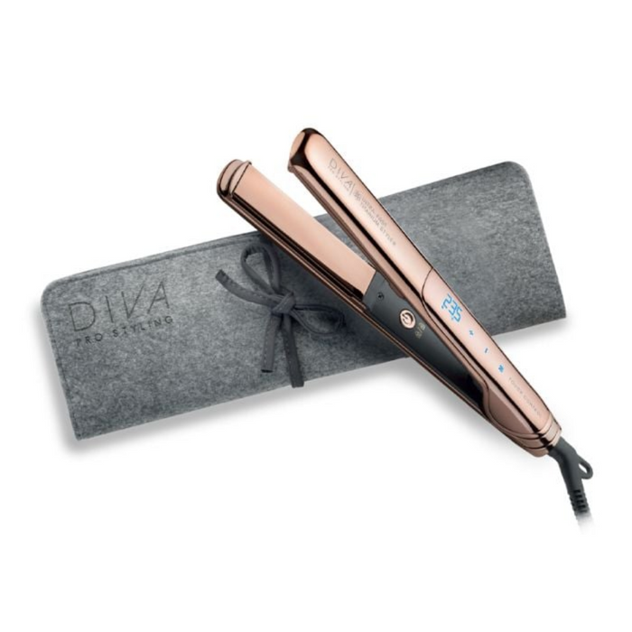 Diva Pro Ultra Fast Titanium Hair Straightener Gold