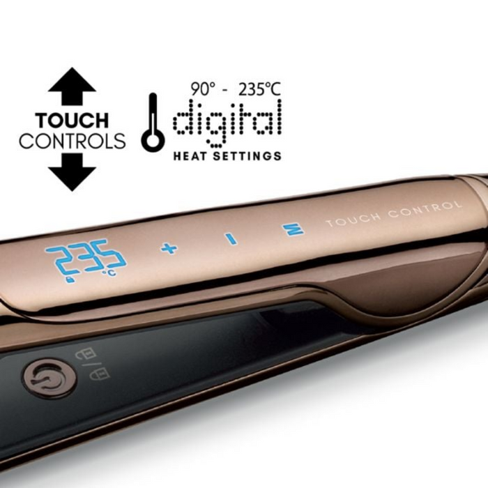 Diva Pro Ultra Fast Titanium Hair Straightener Gold