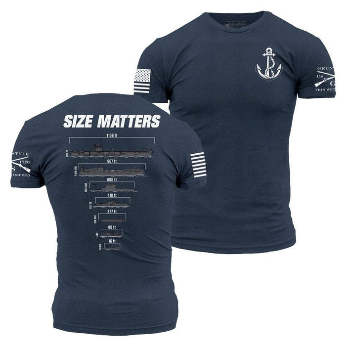 Grunt Style Naval Size Matters T-Shirt - TBD T-Shirt