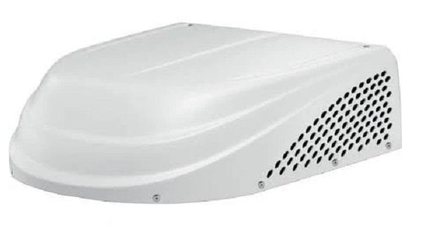White Dometic Duo-Therm HP RV Air Conditioner Replacement Shroud - Side Profile View | United RV Parts