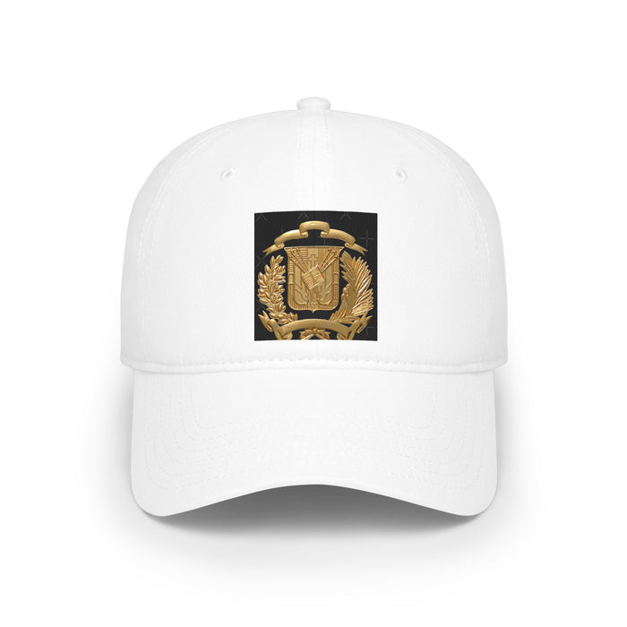 Dominicana Embroidered Baseball Cap - Gold Script Low Profile Hat