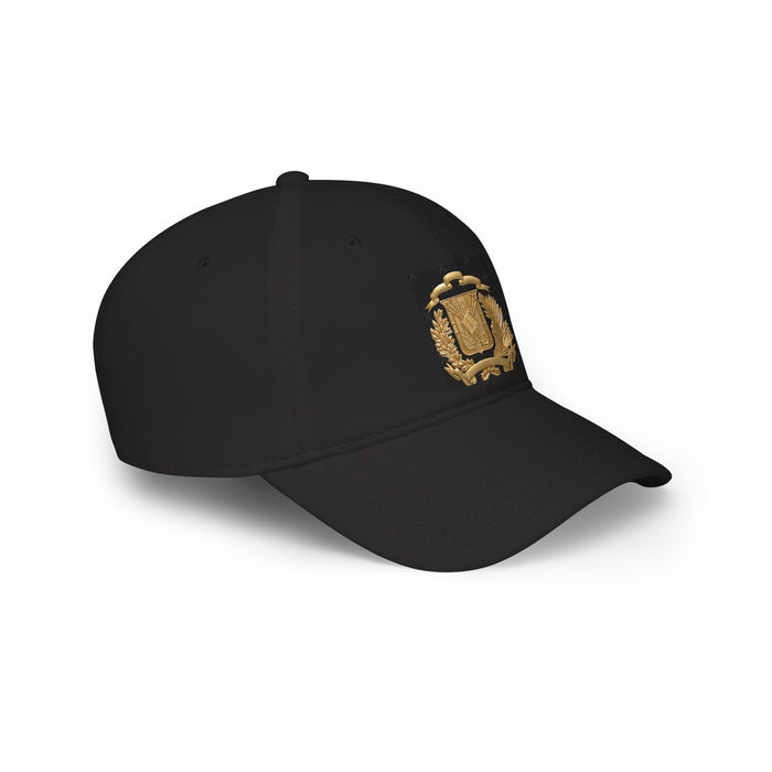 Dominicana Embroidered Baseball Cap - Gold Script Low Profile Hat