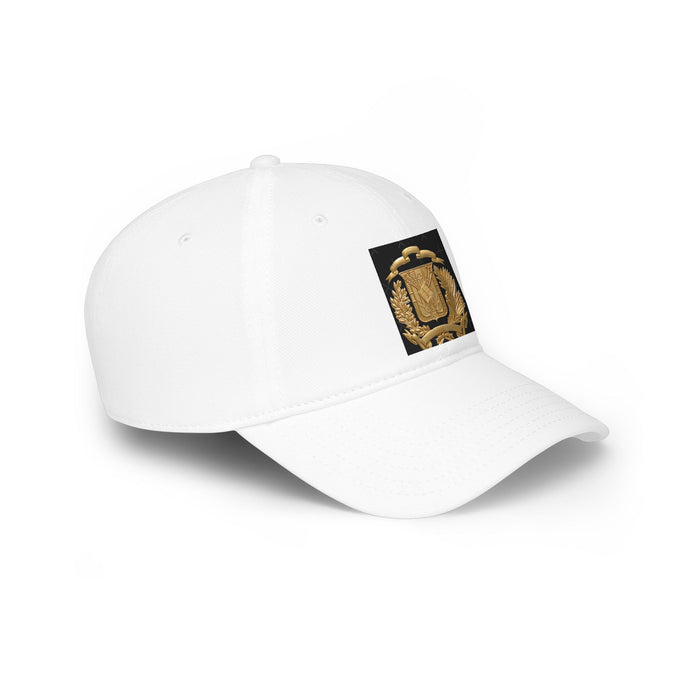 Dominicana Embroidered Baseball Cap - Gold Script Low Profile Hat