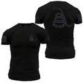 Don't Tread on Me Black Tee  | Grunt Style