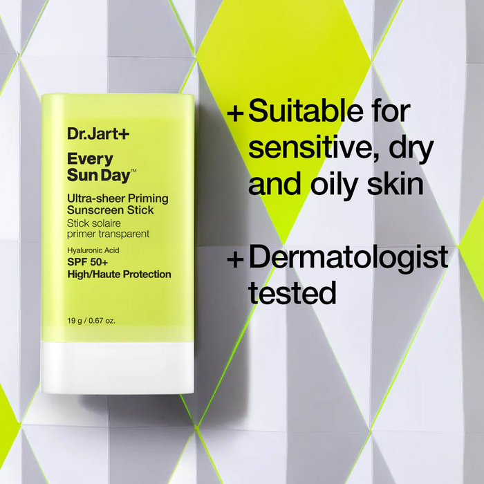 Dr. Jart+ Every Sun Day Ultra-Sheer Priming Sunscreen Stick SPF50+ 19g