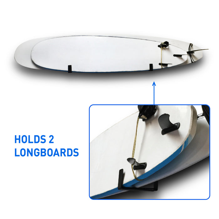 EasyGo SUP Wall Rack – Longboard Storage – Surfboard Display Rack – Surf Board Rack
