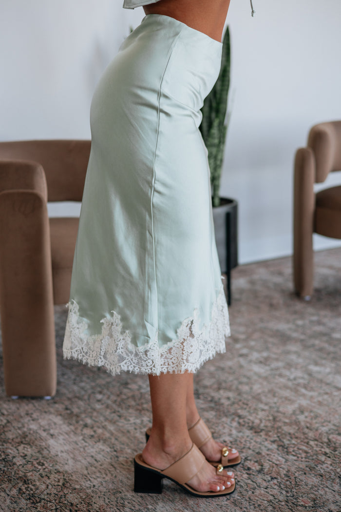 Ellery Satin Skirt