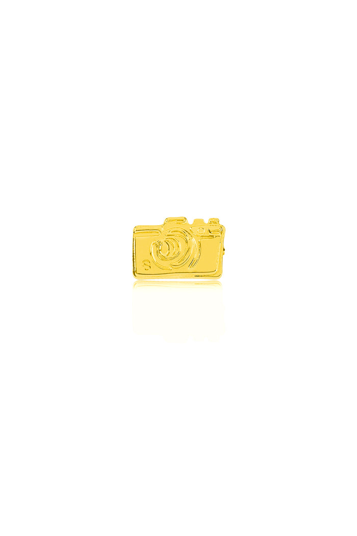 Emily Petite Package Brooch - Gold