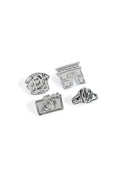 Emily Petite Package Brooch - Silver