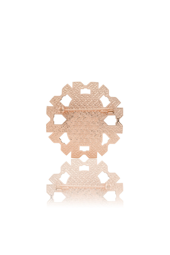 Eraya Brooch - Rose Gold