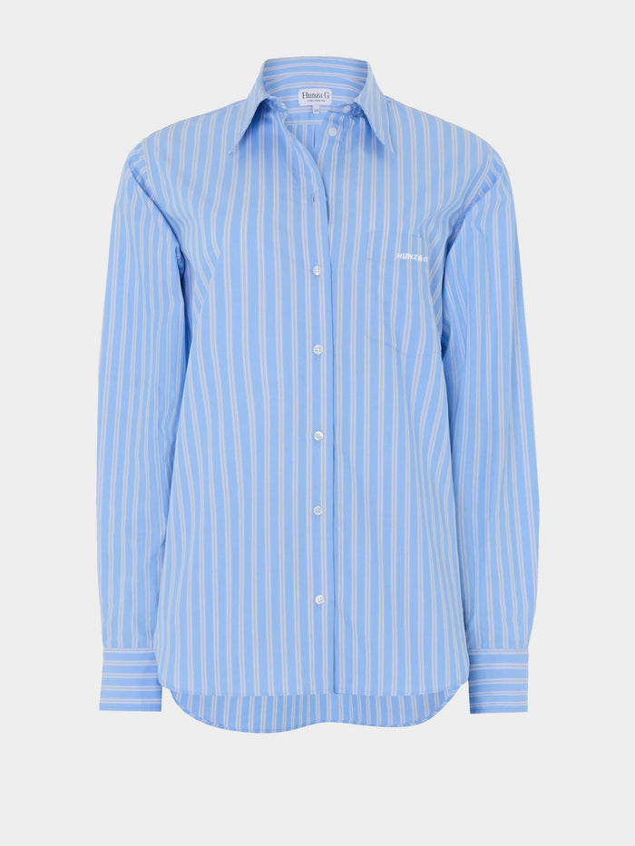 Essential Shirt -  Stripe Cornflower