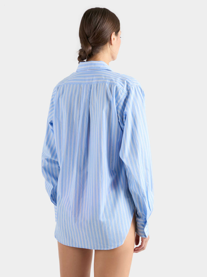 Essential Shirt -  Stripe Cornflower