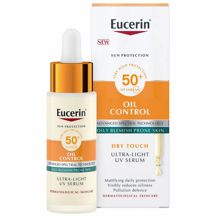 Eucerin Sun Oil Control Ultra Light UV Daily Face Serum SPF50+ 30ml