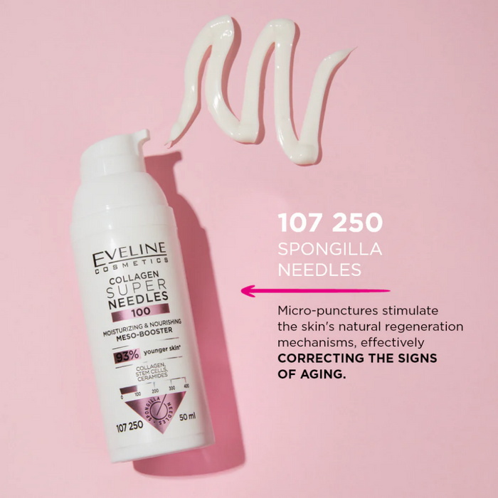Eveline Cosmetics Collagen Super Needles 100 Moisturising & Nourishing Meso-Booster 50ml
