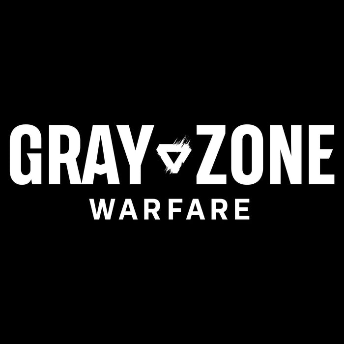Grunt Style Gray Zone Warfare Collab T-Shirt - Black-Front-artwork