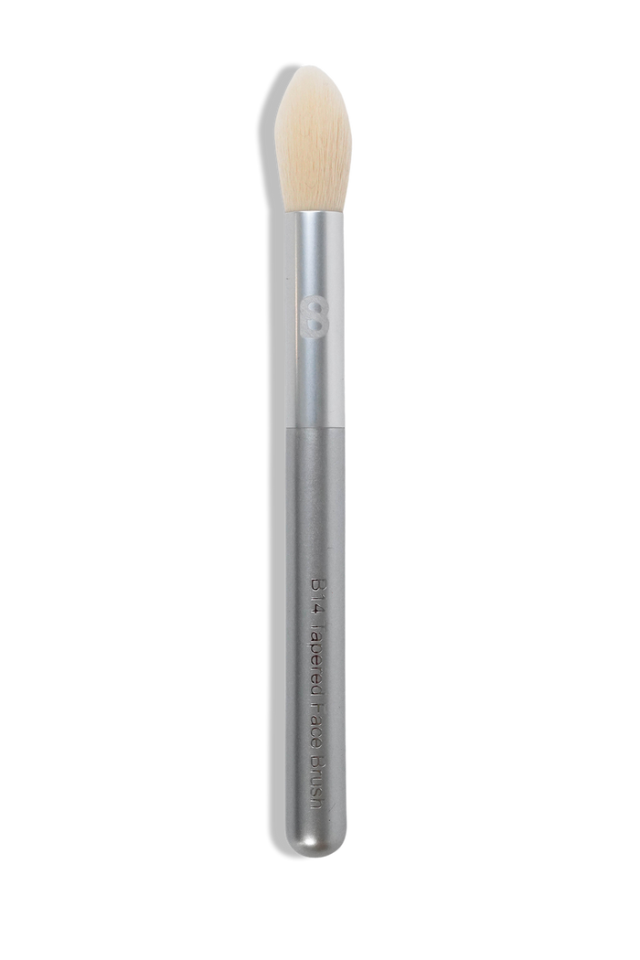 everyday brush set by buttonscarves beauty B14 tapered face