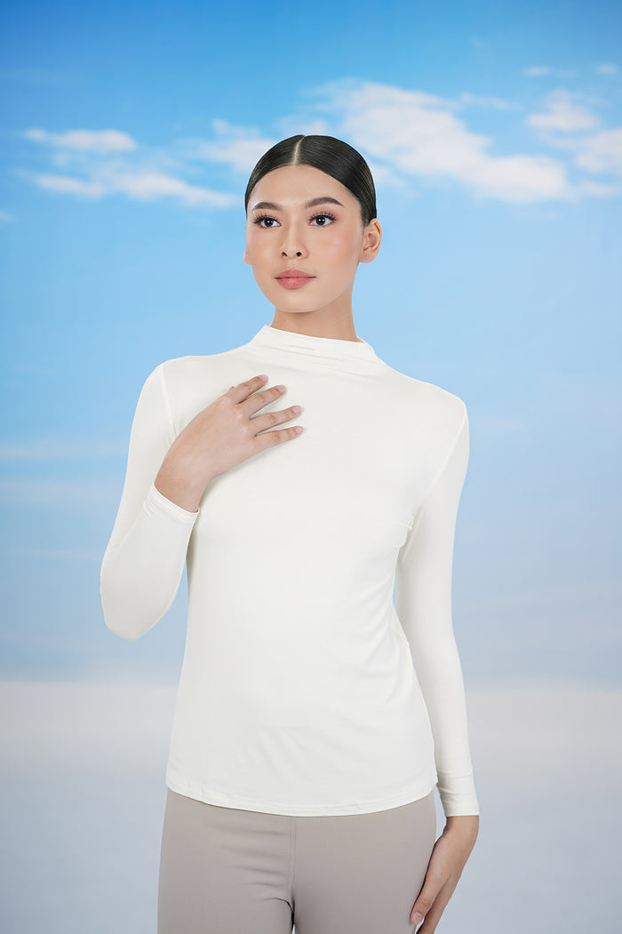 Everyday Inner Long Sleeves - Egret