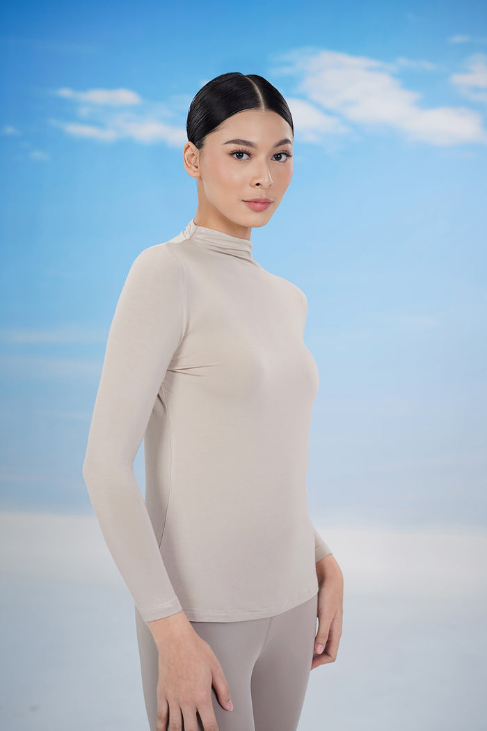 Everyday Inner Long Sleeves - Taupe