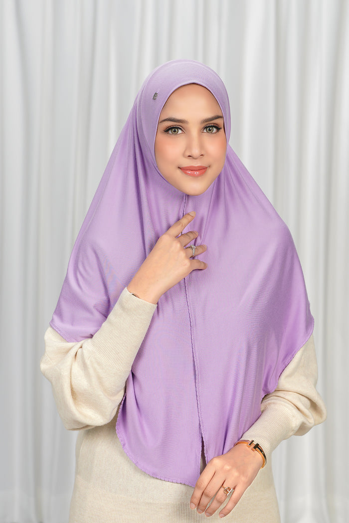 everyday jersey slip-on scarf in lavender by buttonscarves