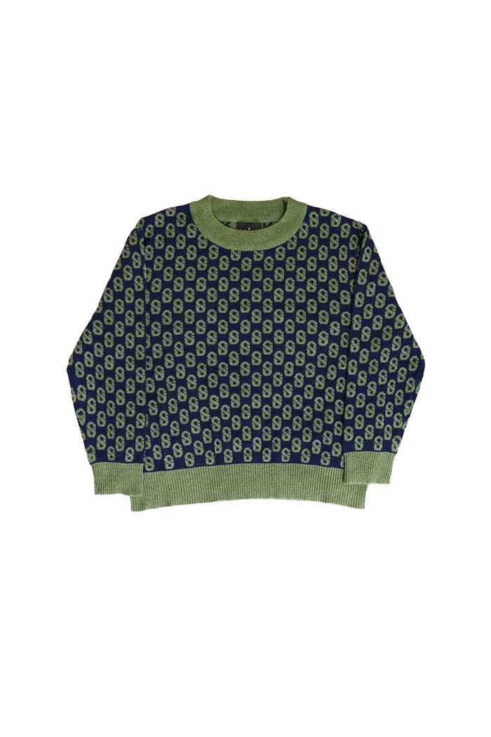Everyday Kids Monogram Sweater - Cascade