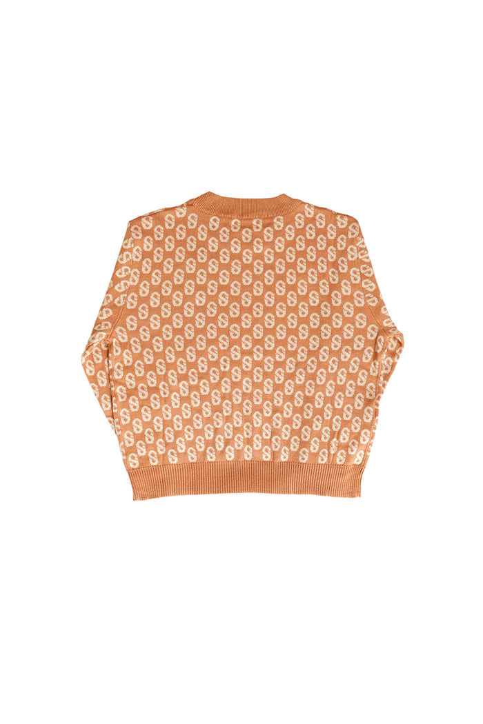 Everyday Kids Monogram Sweater - Chestnut