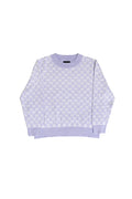 Everyday Kids Monogram Sweater - Purple Heart