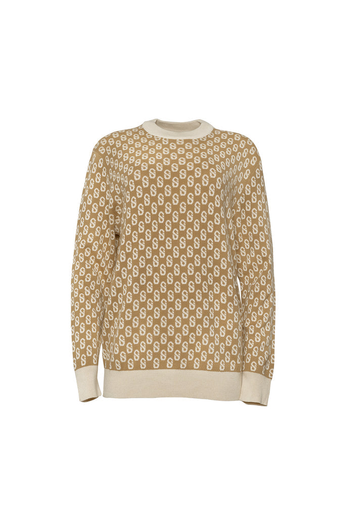 Everyday Monogram Sweater - French Vanilla