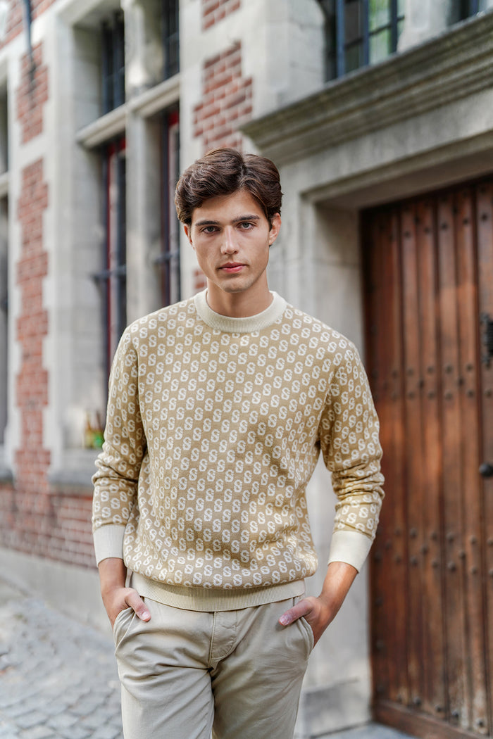 Everyday Monogram Sweater - French Vanilla